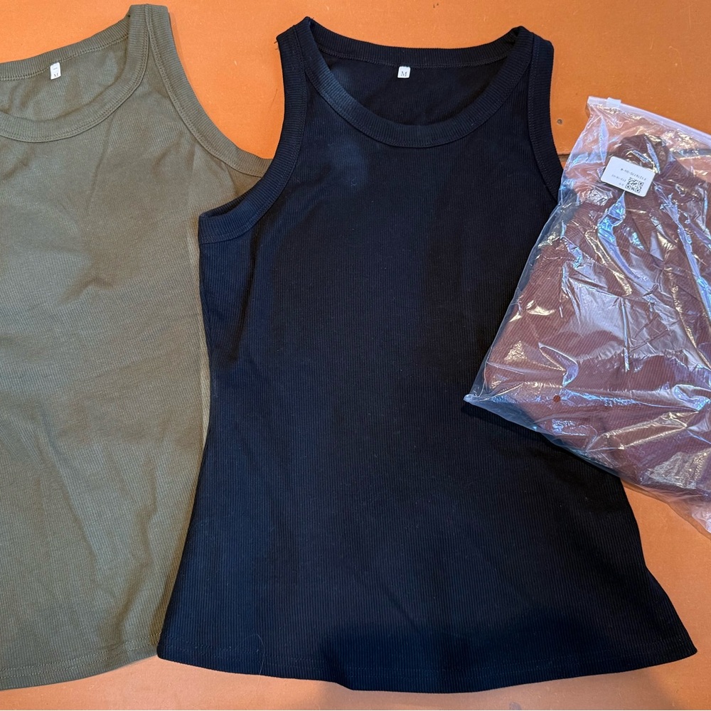 Classic Women's Tank Tops - Black, Olive, and Brown